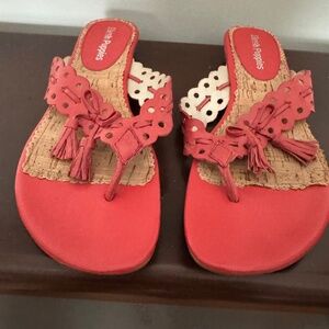 Ladies Hush Puppies Coral sandals size 9.5 M